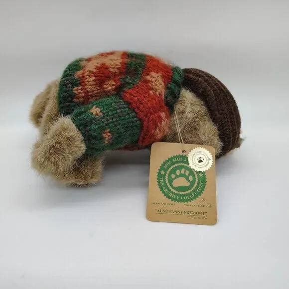 Vtg Boyds Bears 20th Anniversary Aunt Fanny Fremont Archive Collection 918350 - Picture 4 of 4